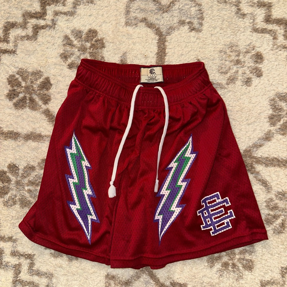 Eric Emanuel Red Athletic Shorts